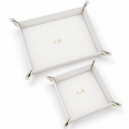 Crème Personalized Pebble Texture Leather Organizer